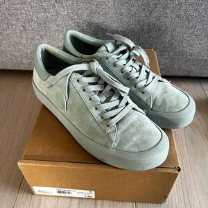 Vince Light Green Suede Sneakers